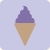 Lavender soft-serve ice cream