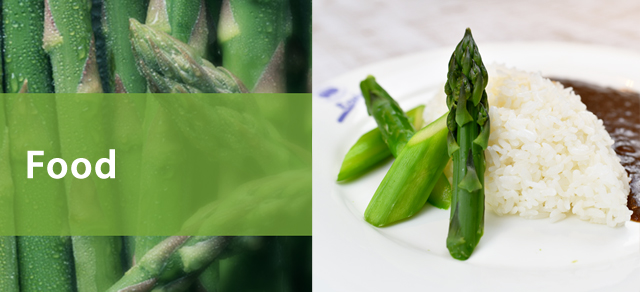 Our many dishes use the seasonal ingredients of Furano and Hokkaido. These dishes include curry and rice topped with seasonal vegetables, and snack croquettes.