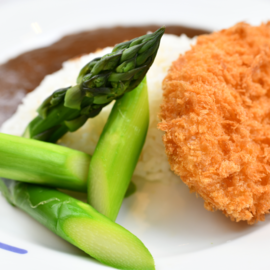 Seasonal Hokkaido Vegetables and Crispy Croquette Curry