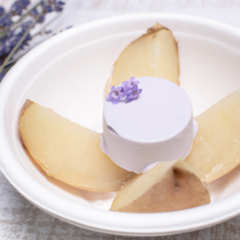 Steamed Potato with Lavender Butter