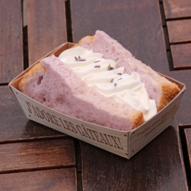 ラベンダーシフォンケーキクリームサンド
