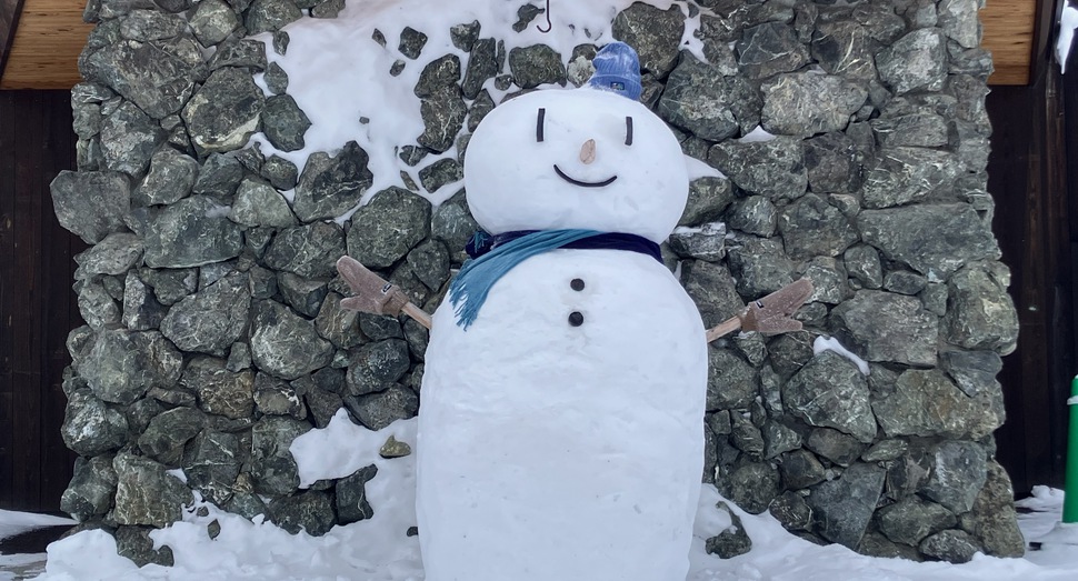 お客様をお出迎え